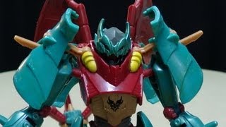 Transformers Prime Beast Hunters Deluxe RIPCLAW EmGos Transformers Reviews N Stuff [upl. by Ansilme66]