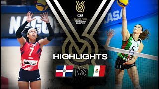 🇩🇴 DOM vs 🇲🇽 MEX  Highlights  Womens OQT 2023 [upl. by Oicnoel]