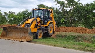 jcb 3DX MAX working for making of Highway । jcb video [upl. by Anitsyrc]