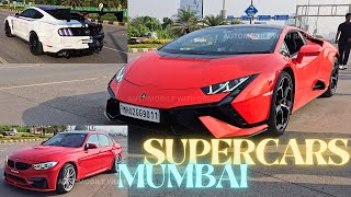 Supercars Sunday  Lamborghini  Porsche  BMW  Ford Mustang  Maybach  Car Spotting Mumbai [upl. by Nnawtna208]