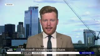 Microsoft outage sparks chaos [upl. by Rogozen]