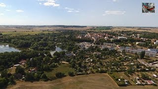 ➤ Luftaufnahme von Strasburg Uckermark Landkreis VorpommernGreifswald in MecklenburgVorpommern [upl. by Eirolam]