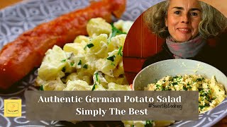 Authentic German Potato Salad  So Tasty Deutscher Kartoffelsalat wie bei meiner Oma [upl. by Christenson]