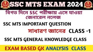 SSC MTS EXAM GKCLASS13RD OCTOBER SSC MTS IMPORTANT QUESTION SSC MTS GENERAL AWARENESS QUESTION [upl. by Brazee481]