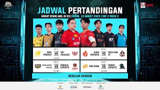 🔴LIVE  MDL ID S9  Regular Season  Hari 2 Minggu 2 [upl. by Nolla]