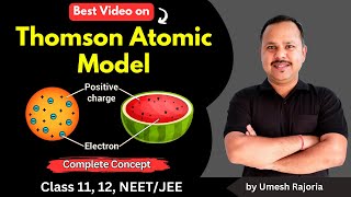 Thomson Atomic Model and its drawbacks  Atomic Models  Atom  12 Physics cbse umeshrajoria [upl. by Andria932]