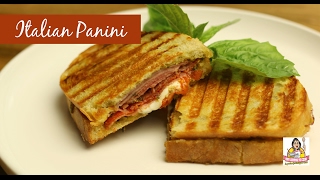 Italian Panini Sandwich  Cuisinart Griddler GR4N  Amy Learns to Cook [upl. by Nnairb79]