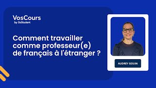 Conseils pour travailler comme prof de français à létranger [upl. by Avram]