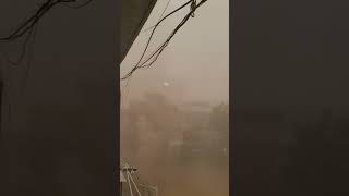 Strong Winds and Dust Storm Filmed From Different Angles [upl. by Salakcin453]