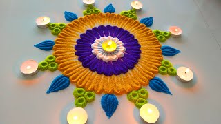 इस दिवाली में बनाये नई रंगोली  Very Beautiful Diwali Rangoli Designs  Simple Diwali Rangoli 2023 [upl. by Lodmilla548]