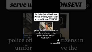 1st principle of Principled policing the police ARE the community [upl. by Sawyor]