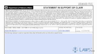 Learn How to Fill the VA Form 21 4138 Statement In Support of Claim [upl. by Lynette]