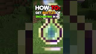 Minecraft How to get Bottles of Enchanting [upl. by Naellij]