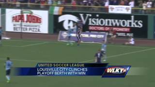 Matt Fondys hat trick Clinches playoff berth for Louisville City [upl. by Sauls750]