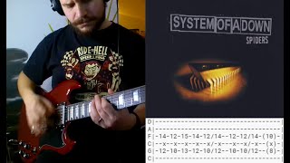 System of a Down  Spiders Guitar cover Tab [upl. by Uball]