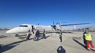 Fly Cemair Dash 8400 Cape Town CPT To Johannesburg JNB quotFull Flightquot [upl. by Ransell]