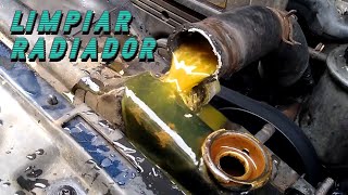 Como Limpiar el RADIADOR y sacar el Liquido sucio del Motor [upl. by Bond242]