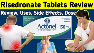 Risedronate Sodium 150 mg 35 mg tablets Uses Actonel Review 35 mg Tablet  Side Effects Dose [upl. by Suckram88]