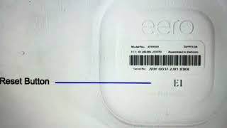 How to Hard Reset eero 6 Pro Router [upl. by Cullan]