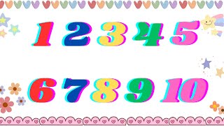 123 Number Song  Fun Learn Count Numbers 110  Nursery Rhymes Kids Video [upl. by Rosio563]