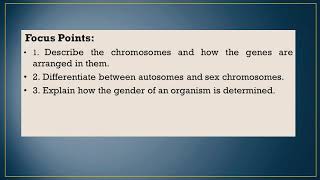 Grade 9  Week 3 Structure of Chromosome [upl. by Adnawahs886]