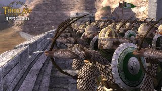 HELMS DEEP THE HORN OF HELM HAMMERHAND Siege Battle  Third Age Total War Reforged [upl. by Raymund]