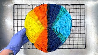 How to Tie Dye  Pattern 565  Sunset Surfer Spiral Tie Dye TShirt Tutorial HWI [upl. by Ruenhcs]