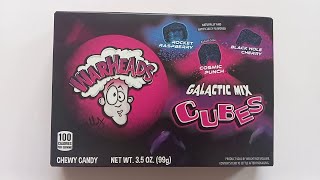 Warheads Galactic Mix Cubes review [upl. by Yajiv]