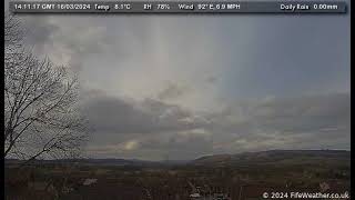 16 March 2024  Lochgelly WeatherCam Timelapse [upl. by Myrwyn]