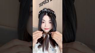 How to apply hairstyle wig in 15mHairstyle gone wrong 🤣 shorts hairstylem p [upl. by Brittain]