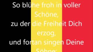 Nationalhymne von Belgien deutsche Übersetzung [upl. by Spitzer814]