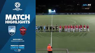 NPL NSW Mens Round 10 Fixture – Sydney FC v Wollongong Wolves [upl. by Kelton]