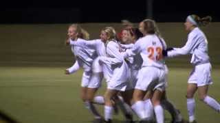 Campbell University Womens Soccer vs VMI  102613 [upl. by Dnaltroc]