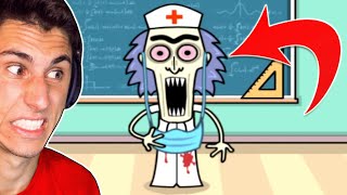 My New Teacher is an EVIL NURSE  Bash The Teacher [upl. by Deeraf]