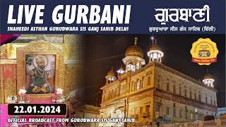 LIVE OFFICAL VIDEO AMRITVELA  SHAHEEDI ASTHAN  GURUDWARA SIS GANJ SAHIB  DELHI  JANUARY 2024 [upl. by Lee617]