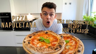 Pizza Napoletana🍕  Mit diesem Rezept machst du ZU HAUSE die beste Pizza deines Lebens🔥 [upl. by Nahtnanhoj]