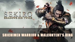 Sekiro Shadows Die Twice  Shichimen Warrior and Malcontents Ring Location [upl. by Eesyak]