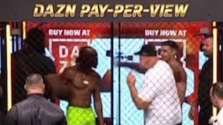 JOHN FURY SMASHES GLASS amp TRIES TO ATTACK KSI IN CAGE [upl. by Adnilema562]