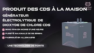 Produisez du CDS à 3000 ppm Chez Vous Avec le Générateur Électrolytique de Dioxyde de Chlore [upl. by Yssor194]