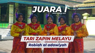 TARI ZAPIN MELAYU oleh santri PP Fadlun Minalloh Komplek 2 Putri [upl. by Gerianne945]