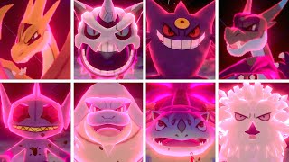 All Mega Evolutions in Pokémon Sword amp Shield [upl. by Ydarb]