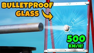 1000RPM Baseball Machine Vs Bulletproof Glass [upl. by Stokes]