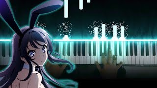 Seishun Buta Yarou wa Bunny Girl Senpai no Yume wo Minai ED  quotFukashigi no Cartequot Piano [upl. by Atteuqahs629]