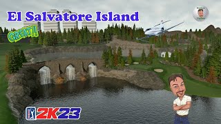 PGA Tour 2K23  El Salvatore Island  Course Review amp Playthrough [upl. by Alrahc]