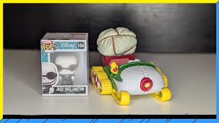 Funko Pop Reviews Bitty Rides 92 Jack Skellington and Snowmobile [upl. by Nednyl]