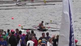 NZ Rowing giants  Hamish Mahe Robbie amp Eric  26 Jan 2014 [upl. by Saideman]