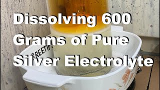 Making Electrolyte For My Silver Cell [upl. by Mello]