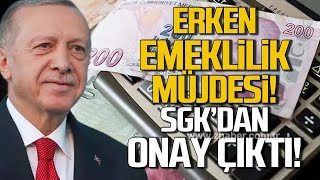 SGK az önce duyurdu O kişilere erken emeklilik onayı çıktı [upl. by Ahsuatal]