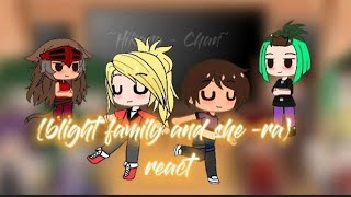 The blight family Luz amp shera react •Hikara  Chan• [upl. by Livi]