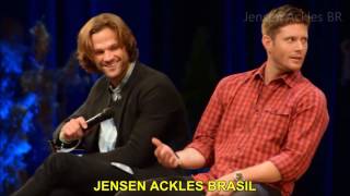 Jensen e Jared falam sobre os Gêmeos AcklesTwins [upl. by Josh975]